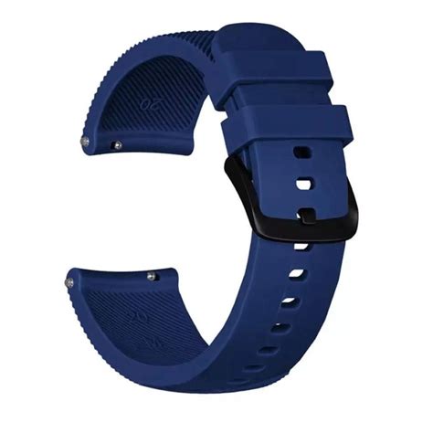 Pulseira Silicone Para Amazfit Gts Egts Mini Azul Marinho Submarino