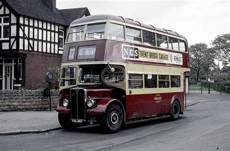 The Transport Library West Bridgford AEC Regent III 23 KAL687 At