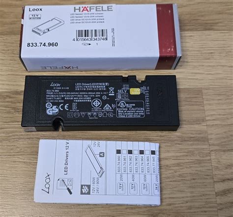 Hafele Loox V W Led Driver Model Ebay