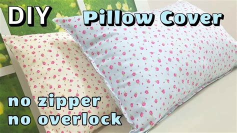 지퍼 오버록없이 베개커버만들기 2가지 방법 Two Ways To Make A Pillow Cover Without Zipper