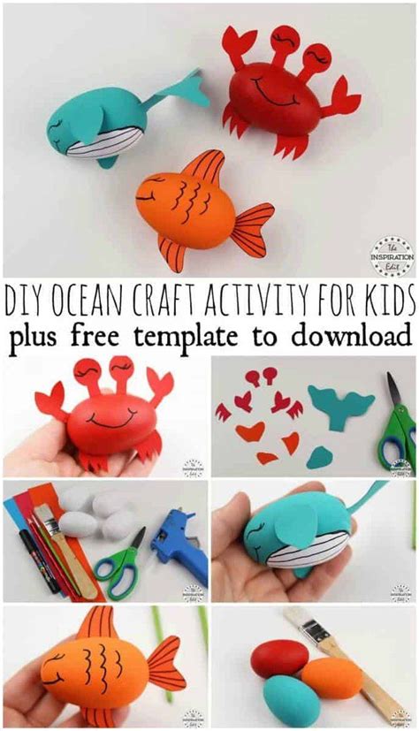 Amazing ocean animal crafts for kids – Artofit