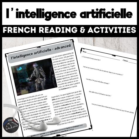 French Reading Comprehension Artificial Intelligence Made By Teachers