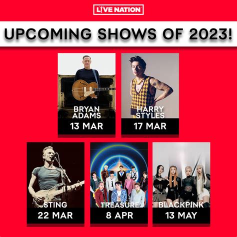 Live Nation Sg On Twitter Hello 2023🎊🎆were Starting The New Year