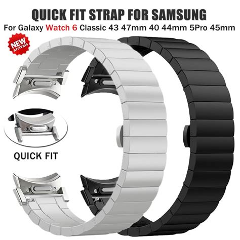 No Gaps QuickFit Strap For Samsung Galaxy Watch6 Classic 47mm 43mm 6 5