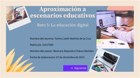 Aproximacion A Escenarios Educativos