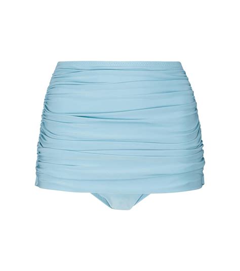 Norma Kamali Bill Bikini Bottoms In Blue Modesens