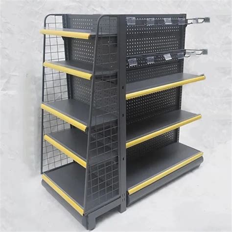 Commercial Liquor Department Metal Retail Store Shelving Store Shelves