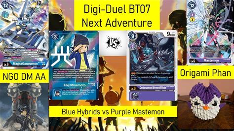 Digimon Tcg Ngo Dm Aa Vs Origami Phan Playtest Round Digimon