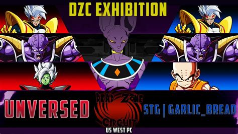 Dzc Exhibition Dbfz Pc Unversed Vs Stg Garlic Bread Youtube