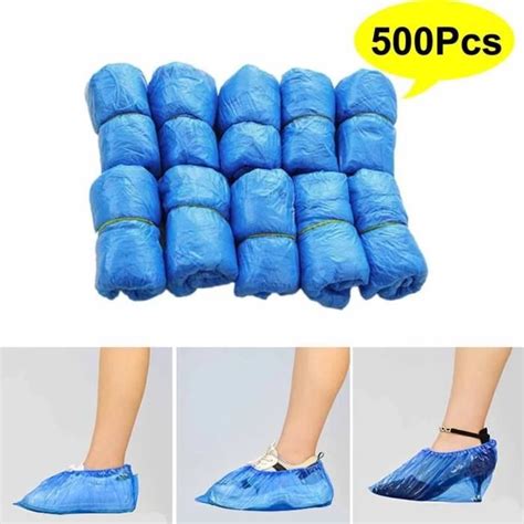 Chaussures Couvre Chaussures Jetables En Plastique Protection De Sol