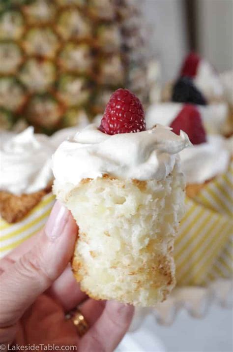 Pineapple Angel Food Cake ~ 2 Ingredient Recipe Lakeside Table