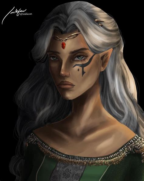 Inkfae On Instagram “evalin Ashryver Whitethorn Galathynius Royal Portrait Aelin A