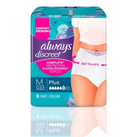 Always Discreet Plus Medium Incontinence Pants Always Discreet