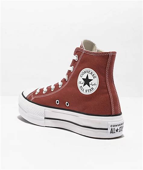 Converse Chuck Taylor All Star Lift Ritual Red High Top Platform Shoes