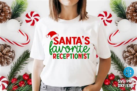 Santa S Favorite Receptionist Svg Graphic By Adobe Amir Creative Fabrica