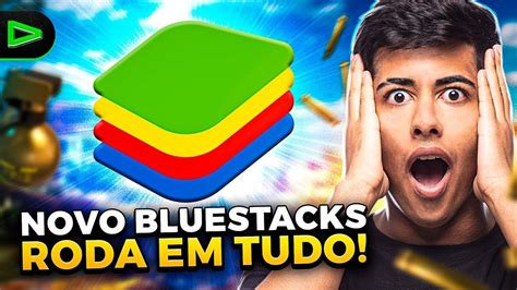 FINALMENTE 240FPS 4GB DE RAM MELHOR BLUESTACKS LITE PARA PC