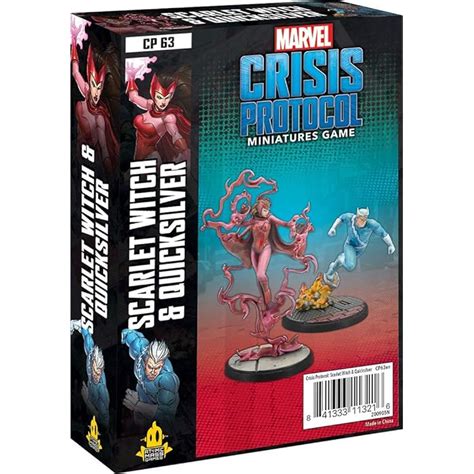 Buy Marvel Crisis Protocol Scarlet Witch And Quicksilver Character Pack