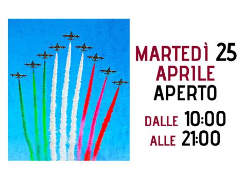 25 Aprile APERTO Da Vinci