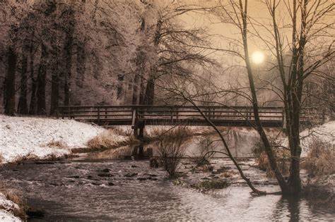 Winter Am Fluss Als Fotoprodukt Bestellen Fototapete Ch