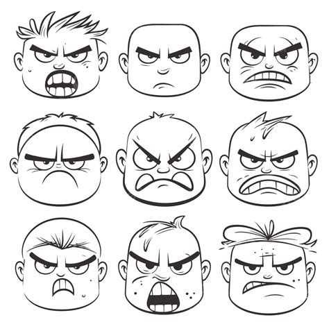 Male Angry Faces Drawings By Doodles Drawing For Kids And Adults