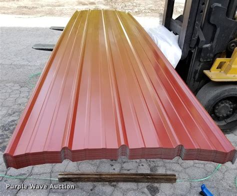 50 Sheets Of Ag Panel Steel Roofingmetal Siding In Nevada Mo Item G1725 Sold Purple Wave