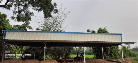 Ms Pipe Prefabricated Tin Shed At Rs Square Feet In New Delhi Id