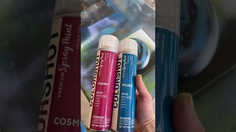 Painting With Colorshot Spray Paint Learnwithcasey Youtube