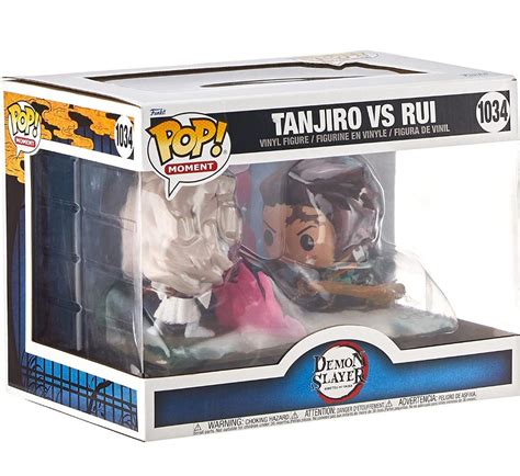 Funko Pop! Moment: Demon Slayer - Tanjiro vs. Rui, Hobbies & Toys ...