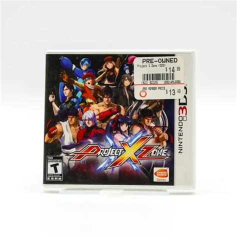 Jeu De Strat Gie Nintendo Ds Project X Zone Sega Capcom Bandai Namco