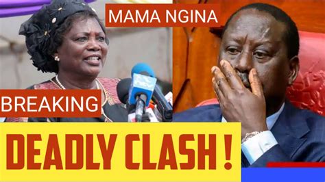 Mama Ngina Uhuru Confront Raila Directly In A Deadly Clash Over