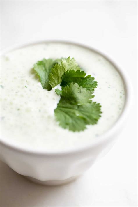 Crema De Cilantro Is An Easy To Make Topping For All Of Your Favorite