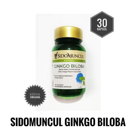 Jual Sidomuncul Sido Muncul Ginkgo Biloba Isi Kapsul Shopee Indonesia