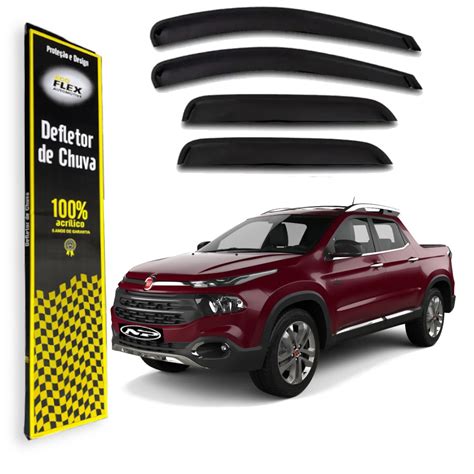 Oferta Kit Jogo Calha De Chuva Fiat Toro A Portas