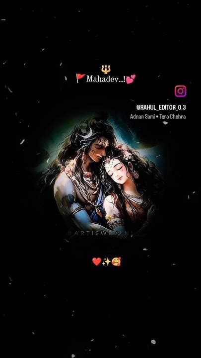 Shivparvati Love 💞 Status Ll Trending Shivshakti Shorts 💞ll Mahadev