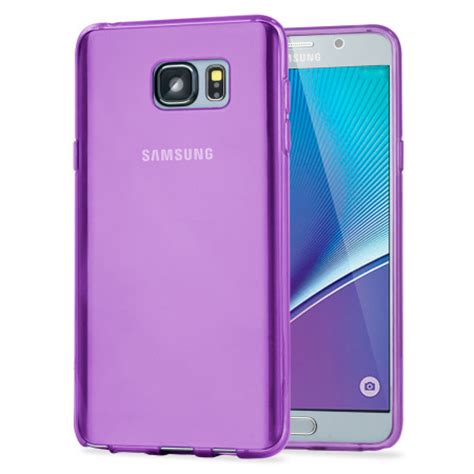 Olixar FlexiShield Samsung Galaxy Note 5 Gel Case Purple