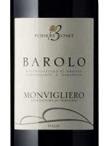 Poderi Roset Barolo Monvigliero Riserva Vivino Us