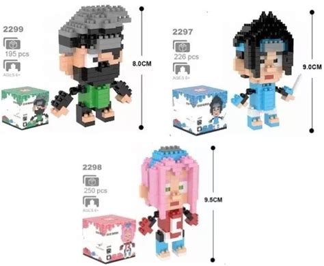 Mini Bloques Tipo Lego Figuras Armables D Colecci N Naruto Cuotas