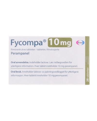 Fycompa Tablett Filmdrasjert Mg Stk Apotek