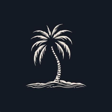 Premium Vector Palm Tree Logo Design Vector Template