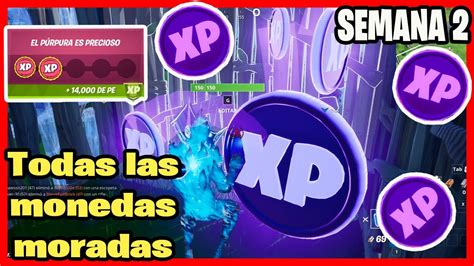 Ubicaci N De Todas Las Monedas Xp Moradas De La Semana Fortnite