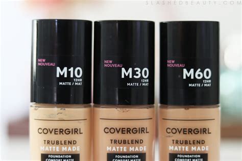 REVIEW: Covergirl TruBlend Matte Made Foundation | Slashed Beauty