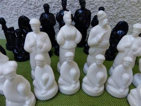 Set of Vintage Chess Figurines / Full Set / Russian Big Chess | Etsy ...