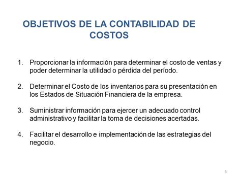 Objetivos De La Contabilidad De Costos Contabilidad De Costos Themelower