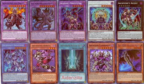 Yugioh Summoned Skull Archfiend Deck Ascent Call Awakening Etsy