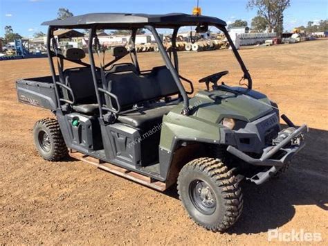 Used 2012 Polaris Ranger Atv Green 6 Seater Tilt Tray Atv Utv Side By Side In Listed On