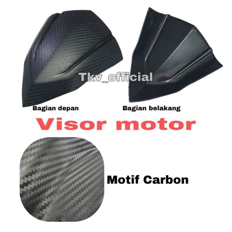 Jual Visor Motor Motif Carbon Visor Motor Karbon Visor Motor Aerox