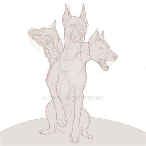 Cerberus Sketch by JustJulesz on DeviantArt