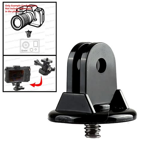 Mini Tripod Screw Mount Adapter 1 4 Monopod Accessories For GoPro Hero