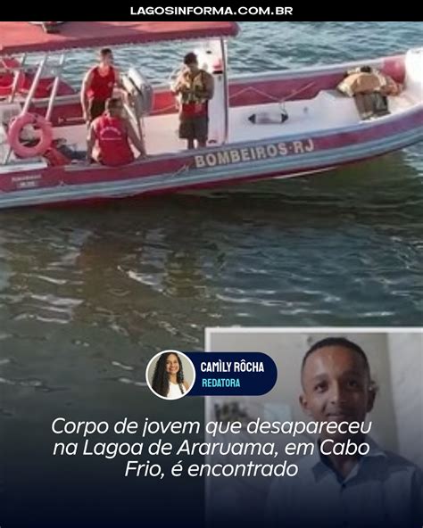 Corpo De Jovem Que Desapareceu Na Lagoa De Araruama Em Cabo Frio