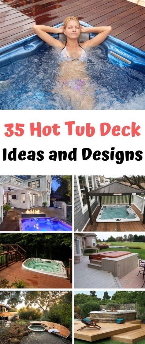 35 Hot Tub Deck Ideas And Designs [with Pictures] Hot Tub Deck Hot